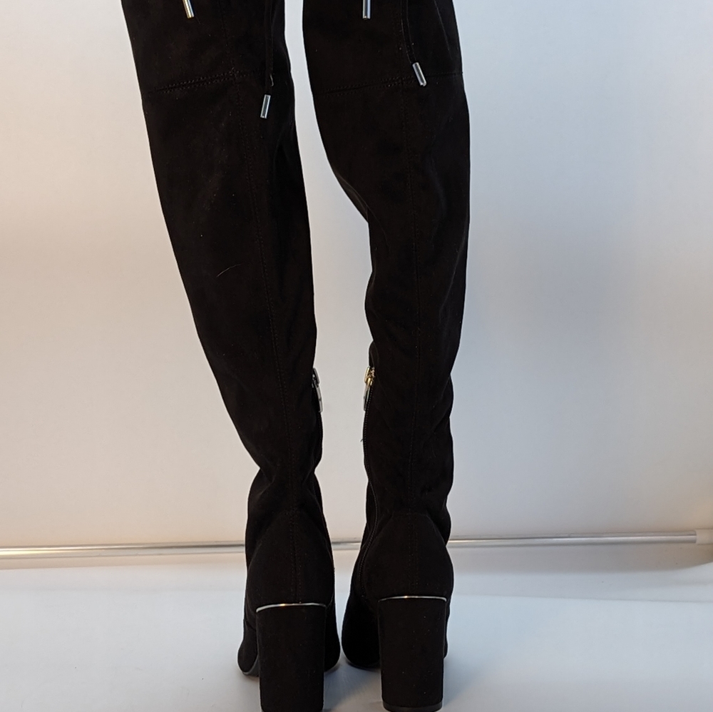 Marc Fisher Black Suede Boot Size 5